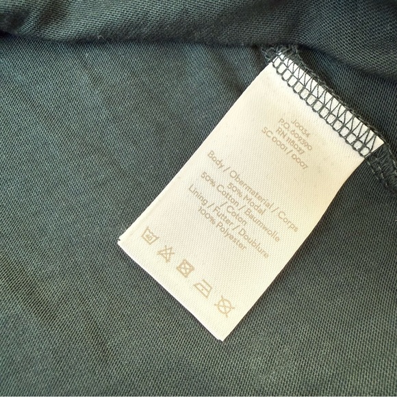 Boden Mabel Jersey Green Lock & Key Print Dress with pockets, size 8 Petite - Picture 6 of 6